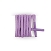 Coffret lilas lacets ronds et fins 60cm