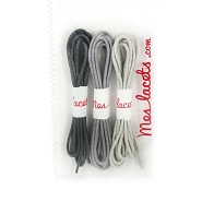 Coffret souris lacets ronds et fins 120 cm