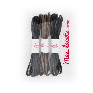 Coffret brownie lacets ronds et fins 45 cm