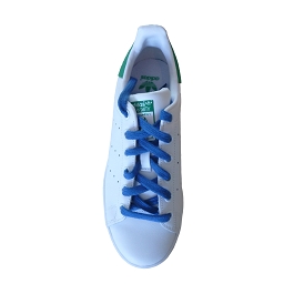 Lacets chaussures de sport / sportswear plats coton longueur 110 cm couleur bleu